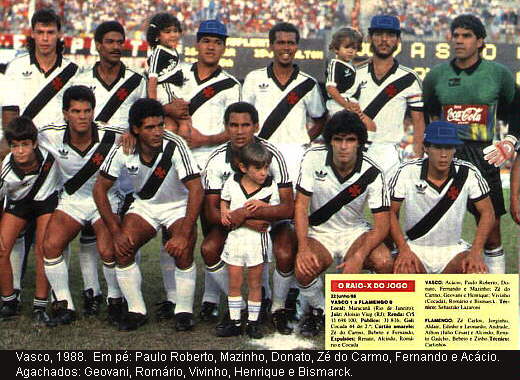 C. R. Vasco da Gama: Campeonato Estadual 1988