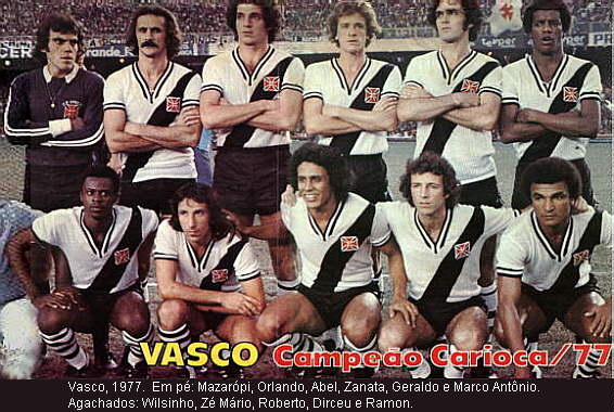 Vasco campeão estadual de 1977