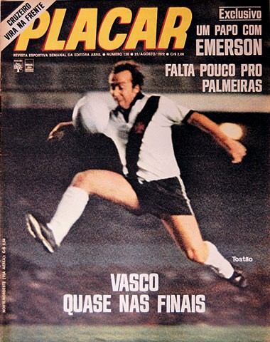 Tostão em capa da Placar