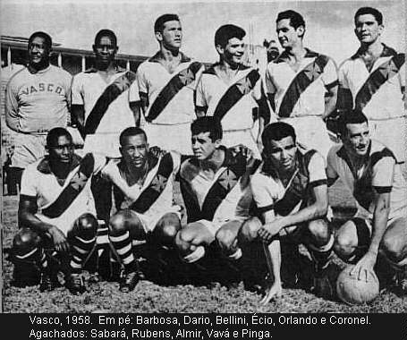 Vasco campeão do Torneio Rio–São Paulo 1958