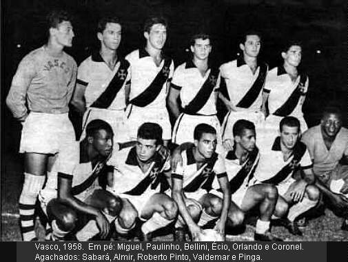 Vasco super-supercampeão carioca de 1958