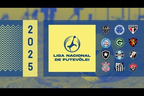 Liga Nacional de Futebol em 2025, logo e clubes participantes.