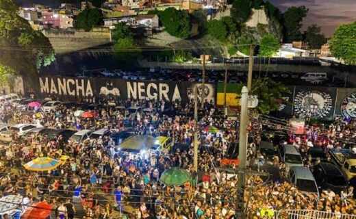 Barreira do Vasco, no entorno de São Januário, antes de jogo contra o Vila Nova pela Série B 2022