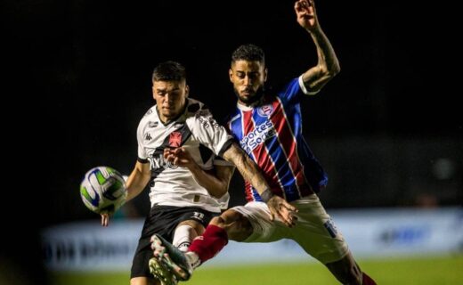 Gabriel Pec em jogo contra o Bahia
