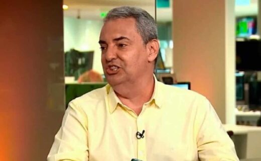 Jornalista Gilmar Ferreira em participação no ''Redação SporTV''