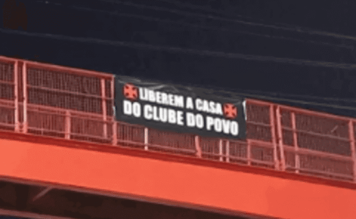 Protesto da torcida Vasco do Gama