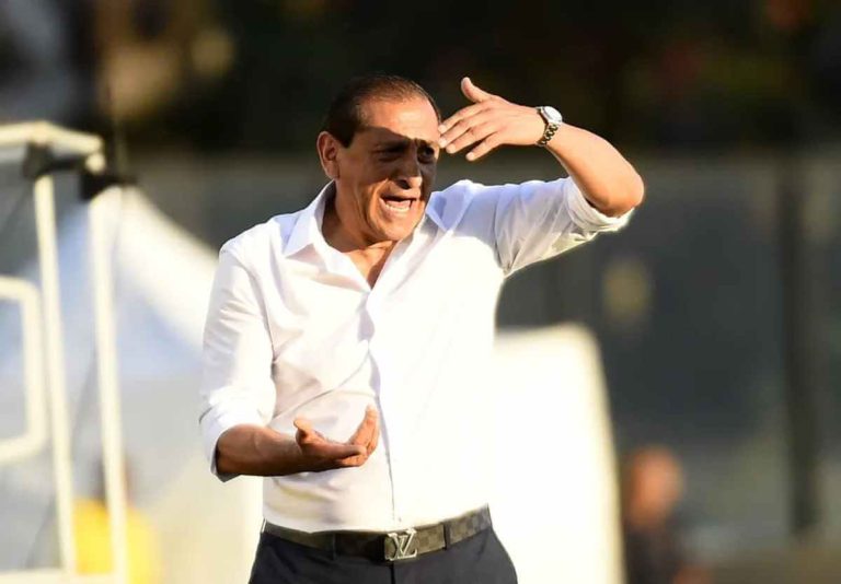 Ramón Díaz durante Vasco x Grêmio