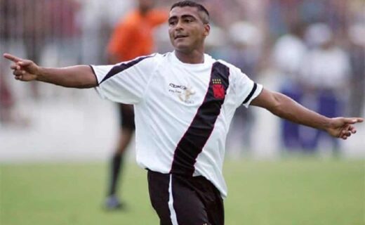 Romário em ação pelo Vasco