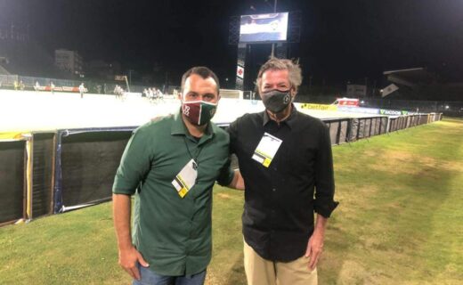 Mário Bittencourt e Jorge Salgado em São Januário