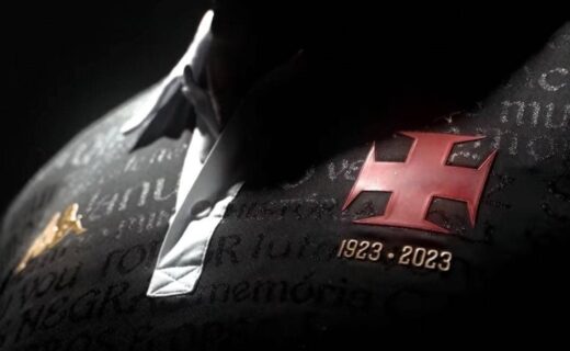 Terceira camisa do Vasco em homenagem aos Camisas Negras