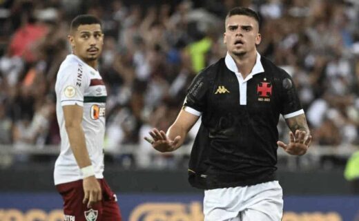 Gabriel Pec fez dois gols contra o Fluminense