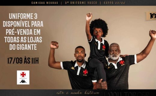 Vasco homenageia os Camisas Negras em 3º uniforme