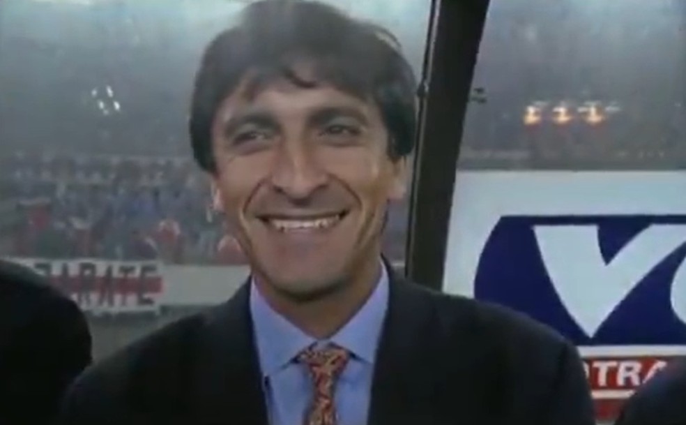 Ramón Díaz no comando do River Plate — Foto: Reprodução