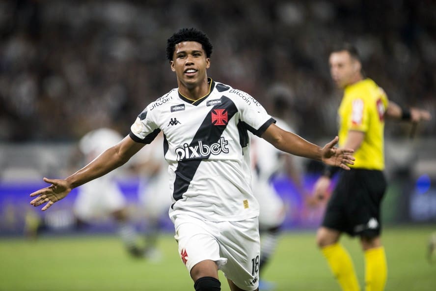 Andrey Santos atuando pelo Vasco — Foto: Daniel RAMALHO/VASCO