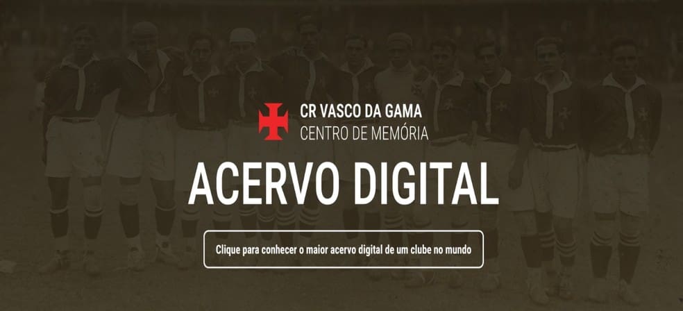 Acervo digital do Vasco — Foto: Reprodução