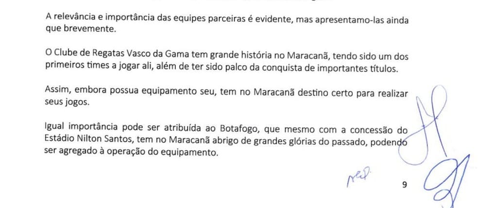 Introdução da oferta vascaína cogitava que alvinegros pudessem ser 'agregados à operação' — Foto: Reprodução