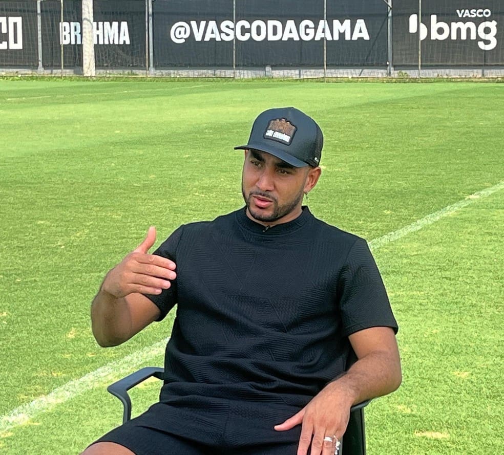 Payet em entrevista ao ge — Foto: Emanuelle Ribeiro/ge