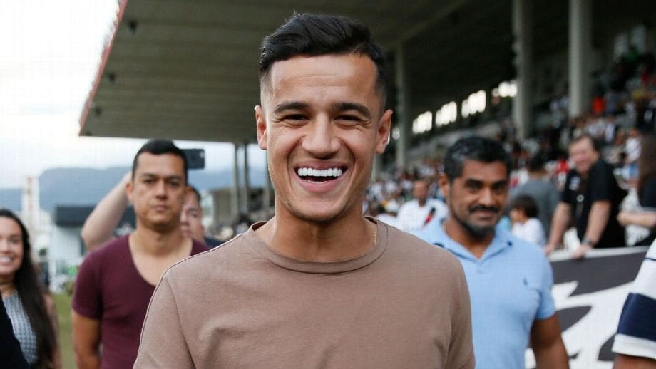 Meia Philippe Coutinho em visita a São Januário, estádio do Vasco da Gama Rafael Ribeiro/FramePhoto/Gazeta Press