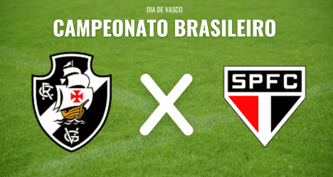 Campeonato Brasileiro entre Vasco e São Paulo.