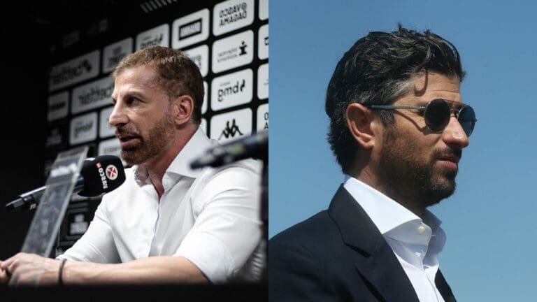 Pedrinho, presidente do Vasco, e Josh Wander, antigo sócio da 777 Partners — Foto: Reprodução