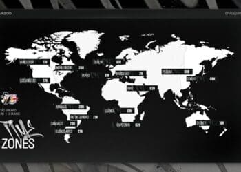 Vasco divulga os horários do jogo contra o Red Bull Bragantino em diferentes localidades ao redor do globo.