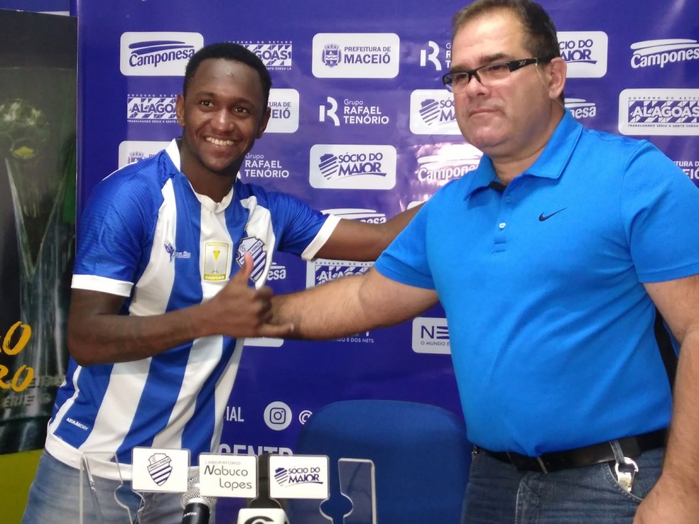 20250806-144627-1-30-yago-teve-passagem-curta-pelo-csa-al-foto-smack-netogloboesportecom Yago teve passagem curta pelo CSA (AL) — Foto: Smack Neto/GloboEsporte.com