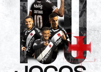 Vasco homenageia Philippe Coutinho pelos 100 jogos no clube; veja postagem
