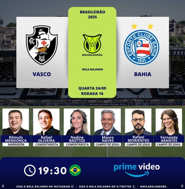 Vasco e Bahia escudos de times de futebol.