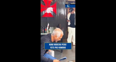 Nuno Moreira em evento do Vasco.