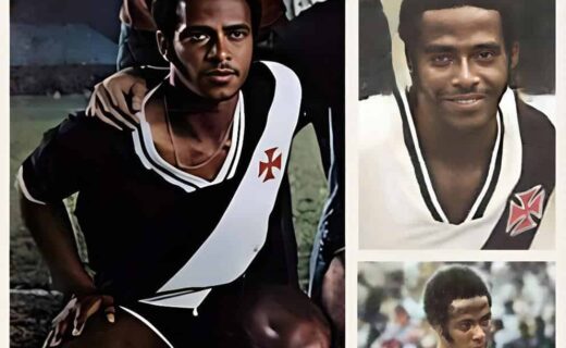 Jorginho Carvoeiro com uniforme do Vasco da Gama.