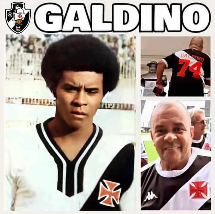 Galdino em camiseta do Vasco.