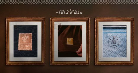 Campeões de Terra e Mar em quadros decorativos.