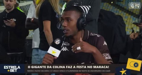 Rivalidade Vasco e Flamengo no Maracanã.