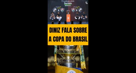 Diniz fala sobre a Copa do Brasil.