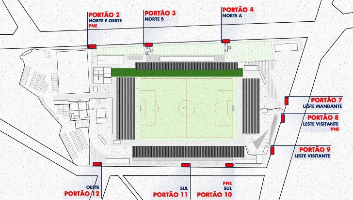 Vestiário do estádio do Vasco, visão geral.