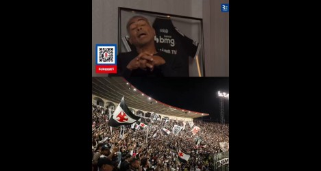 Torcida do Vasco em dia de jogo.
