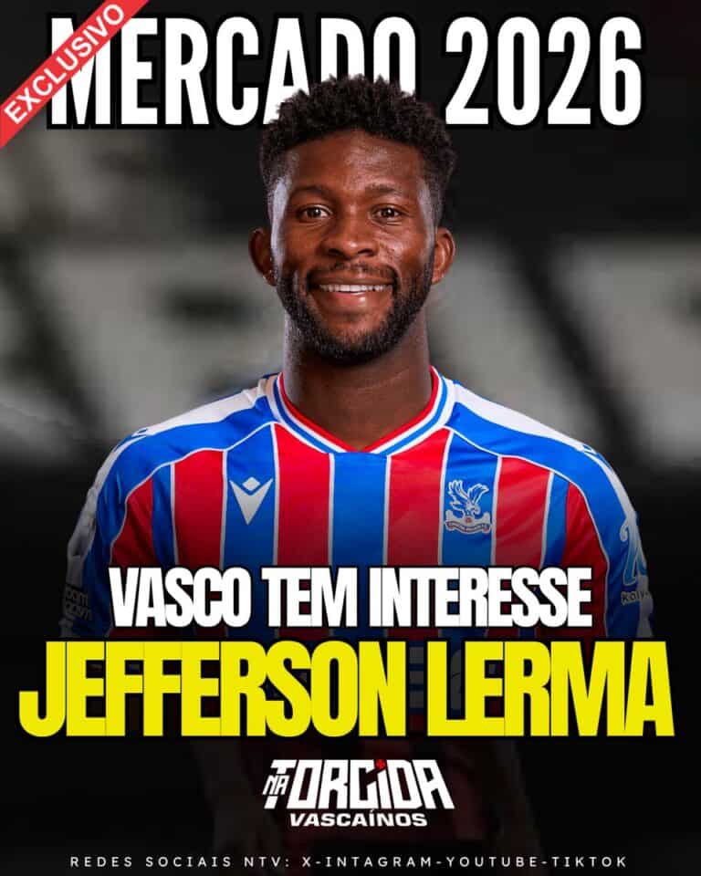 Jogador do Vasco com uniforme 2026.