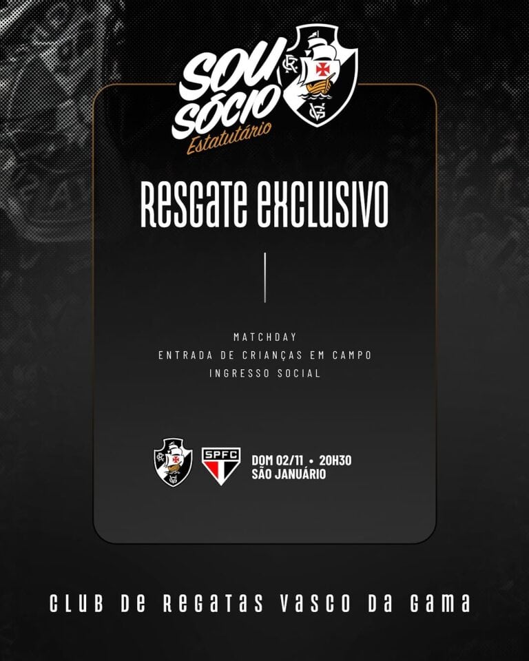 Resgate exclusivo de evento de futebol do Vasco.