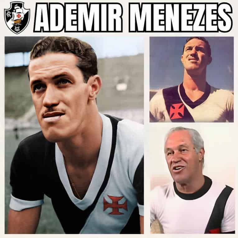 Ademir Meneses no uniforme do Vasco.