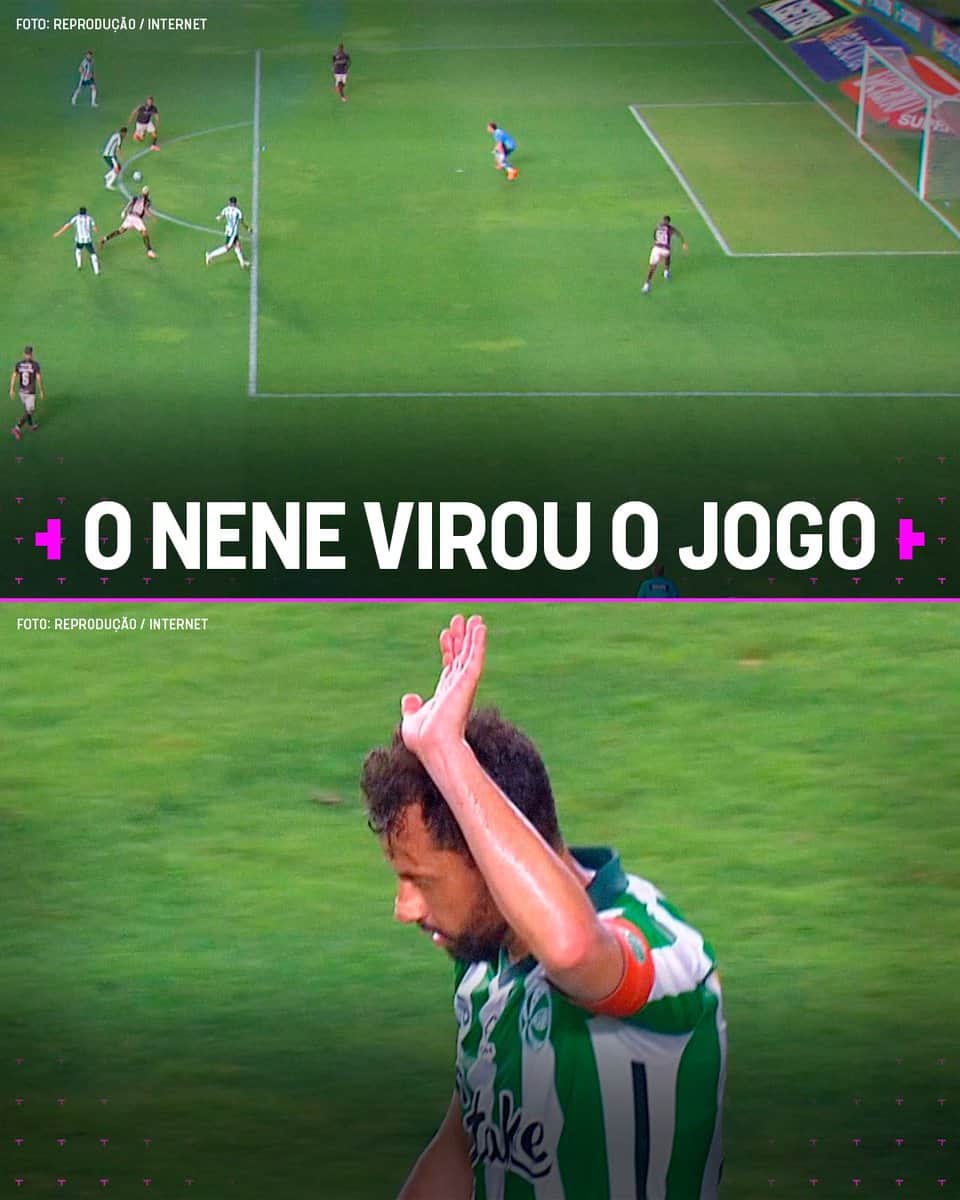 Nene comemorando vitória do Vasco de futebol.