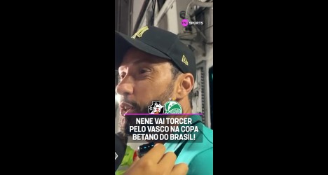 Nene falando com torcedor do Vasco.