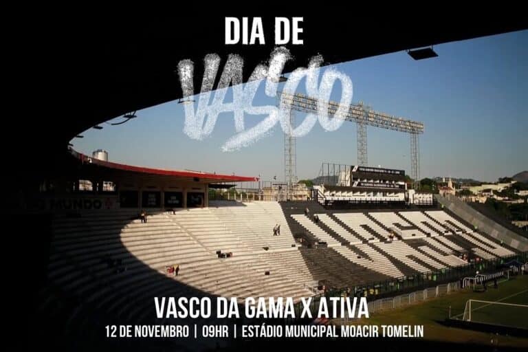 Vasco da Gama x Ativa, estádio vazio.