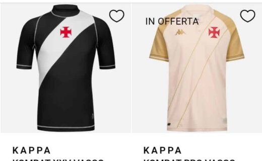 Kappa uniforme de goleiro do Vasco.