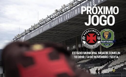 Jogo entre Vasco e Pantalhão no Moacyr Tomelin.