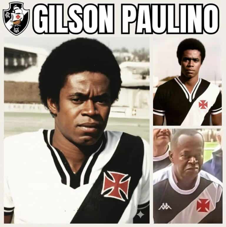 Golson Paulino com uniforme do Vasco, em campo.