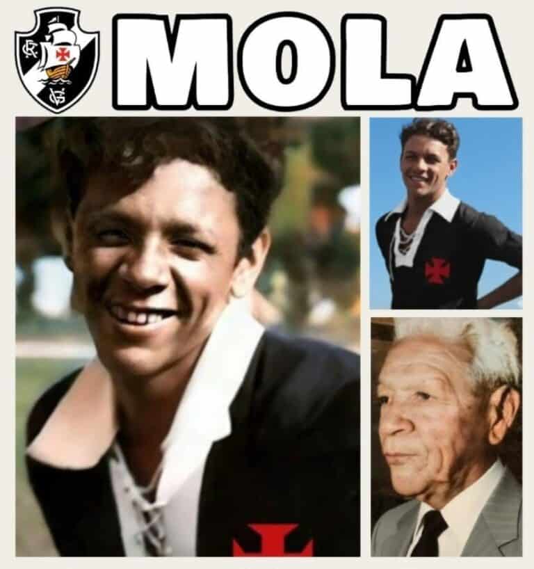 Jovem com sorriso, camisa do Vasco e fundo de parque.