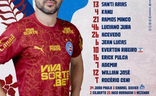 Rubro do jogador com uniforme do Vasco.