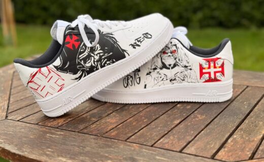 Tênis Nike Air do Vasco customizados