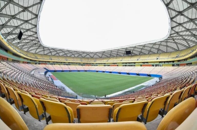 Arena da Amazônia, situada em Manaus