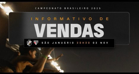 Vendas do Campeonato Brasileiro 2025, estádio iluminado.